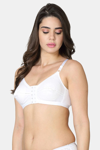 Buy VStar Single Layered Non Wired Medium Coverage Super Support Bra -  White at Rs.272 online