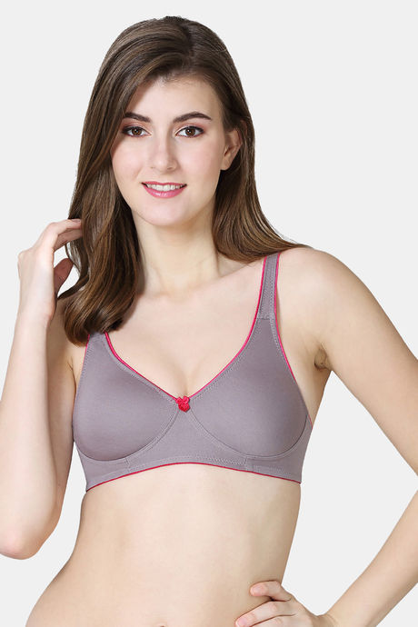 Buy VStar Double Layered Non Wired Medium Coverage Super Support Bra - Navy  at Rs.325 online
