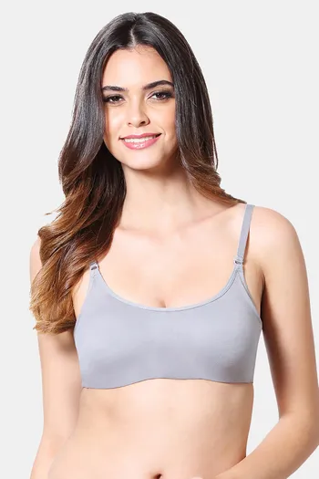 Buy VStar Double Layered Non Wired Full Coverage Cami Bra - Cool Grey at  Rs.335 online