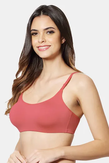 Buy VStar Double Layered Non Wired Full Coverage Cami Bra - Deep