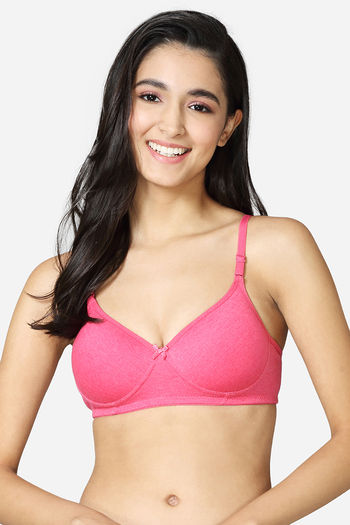 hot pink color bra