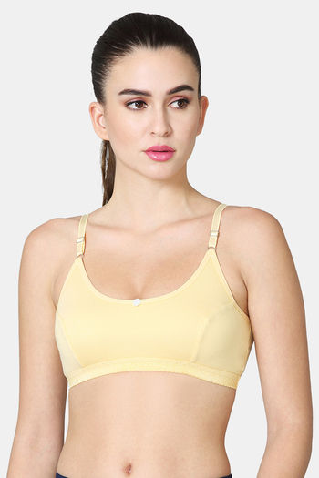 Buy VStar Double Layered Non Wired Medium Coverage Super Support Bra - Skin  at Rs.277 online