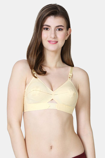 Buy VStar Single Layered Non Wired Medium Coverage Super Support Bra - Skin  at Rs.304 online