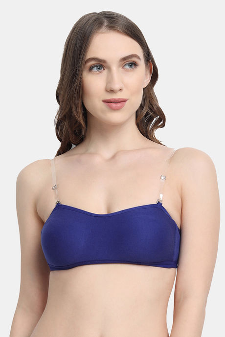 royal blue bandeau bra