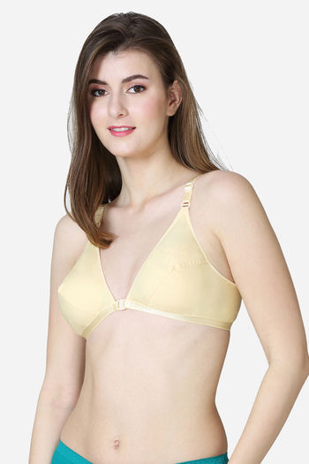 SOIE Woman's Front Closure Full/ Extreme Coverage Non-Padded, Non- Wired Bra  Women Full Coverage Non Padded Bra - Buy SOIE Woman's Front Closure Full/  Extreme Coverage Non-Padded, Non- Wired Bra Women Full