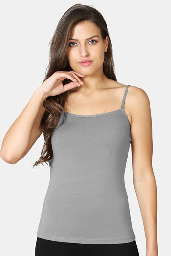 Buy Vstar Cotton Elastane Camisole - Grey at Rs.297 online