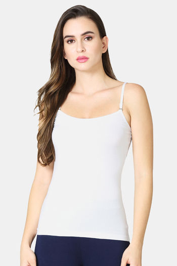 Buy Vstar Cotton Elastane Camisole - White at Rs.297 online