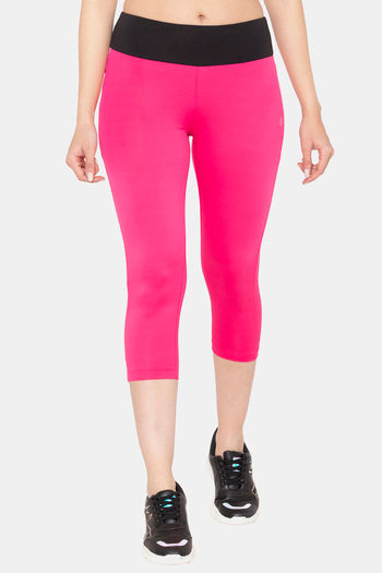 Pink hotsell capris leggings