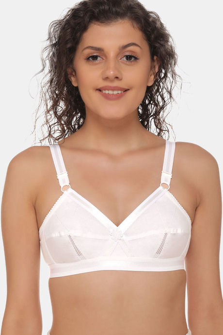 Buy Sona Single Layered Non Wired Full Coverage Sag Lift Bra - White at  Rs.398 online