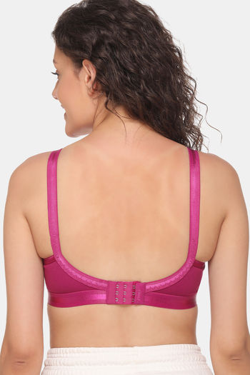 Buy Sona Single Layered Non Wired Full Coverage Sag Lift Bra - Wine at  Rs.419 online