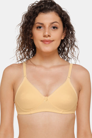 Buy Zivame Basics Double Layered Non Wired 3-4th Coverage T-shirt Bra -  Skin online