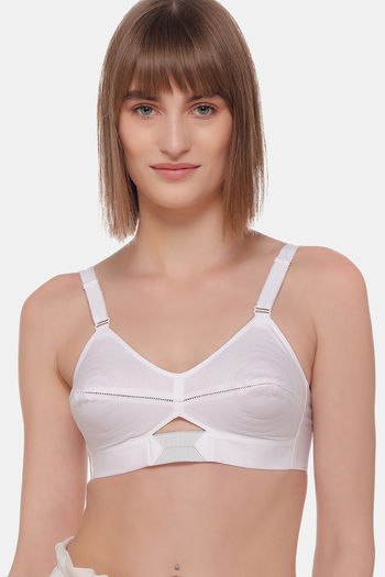 SONA Indian Women's Cotton Non-Padded Non-Wired Full Coverage Bra Color  Skin