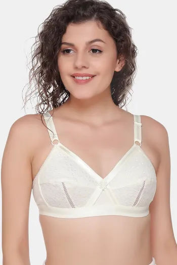 Buy Sona Double Layered Non Wired Full Coverage Sag Lift Bra - Lemon at  Rs.435 online