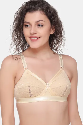 Buy Sona Double Layered Non Wired Full Coverage Sag Lift Bra - Skin at  Rs.413 online