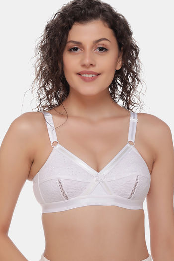 Buy Sona Double Layered Non Wired Full Coverage Sag Lift Bra - White