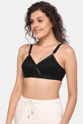 Buy Sona Double Layered Non Wired Full Coverage Sag Lift Bra - Black at  Rs.418 online