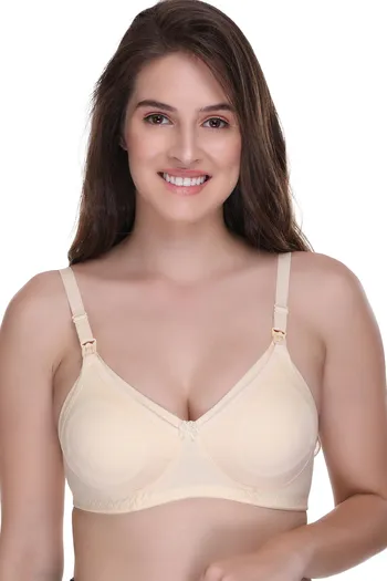 Buy Sona Double Layered Non Wired Full Coverage Maternity - Skin