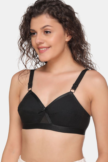 Buy Sona Single Layered Non Wired Full Coverage Sag Lift Bra - Black at  Rs.427 online