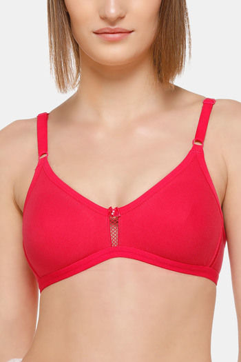 Buy Women's Zivame Pink Non Wired 3/4th Coverage Sag Lift Bra