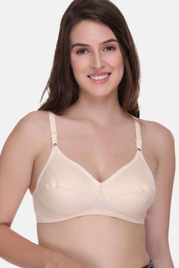 Buy Sona Single Layered Non Wired Medium Coverage Sag Lift Bra - Skin at  Rs.285 online