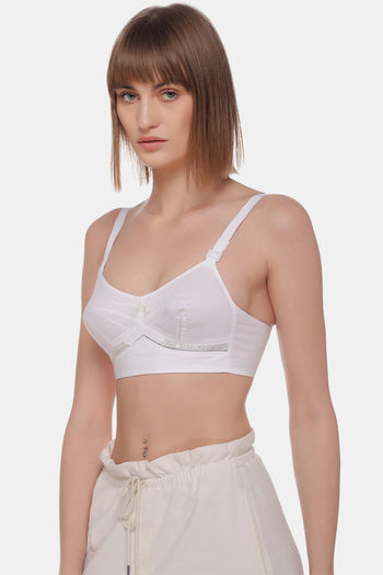 Buy Sona Single Layered Non Wired Medium Coverage Sag Lift Bra - White at  Rs.285 online