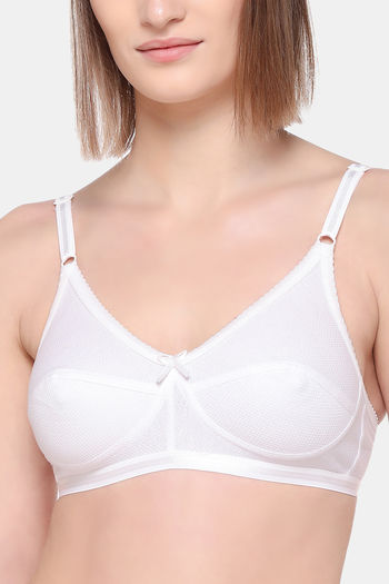 Buy Sona Single Layered Non Wired Medium Coverage Sag Lift Bra - White at  Rs.237 online