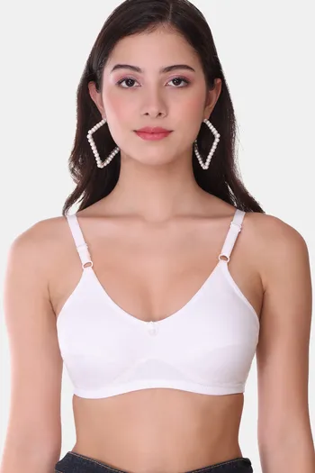 Buy Sona Double Layered Non Wired Medium Coverage Sag Lift Bra - White at  Rs.250 online