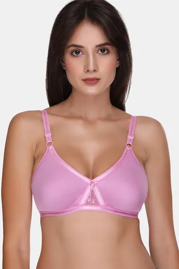 Buy Sona Double Layered Non Wired 3/4th Coverage Sag Lift Bra - Pink