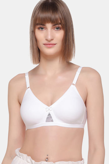 Buy Sona Double Layered Non Wired 3/4th Coverage Sag Lift Bra - White at  Rs.427 online