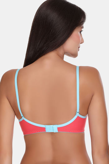 Buy Sona Padded Non Wired 3/4th Coverage Sag Lift Bra - Black Grey at  Rs.499 online