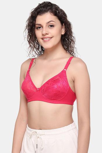 Buy Sona Single Layered Non Wired Medium Coverage Sag Lift Bra - Hot Pink  at Rs.399 online