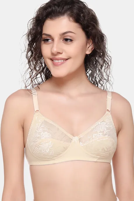 Buy Sona Single Layered Non Wired Medium Coverage Sag Lift Bra - Skin at  Rs.399 online