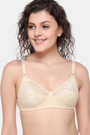Buy Sona Single Layered Non Wired Medium Coverage Sag Lift Bra - Skin at  Rs.399 online