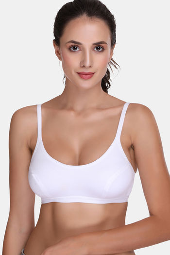 Buy Sona Double Layered Non Wired Medium Coverage Sag Lift Bra - White at  Rs.269 online