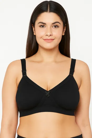 Buy Sona Double Layered Non Wired Medium Coverage Sag Lift Bra - Black