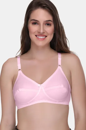 Buy Sona Single Layered Non Wired Medium Coverage Sag Lift Bra - Baby Pink  at Rs.285 online
