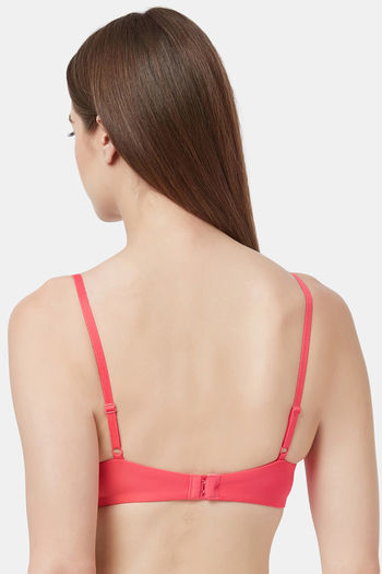 Buy Soie Medium Coverage Padded Non-Wired T-Shirt Bra - Nude at Rs.656  online