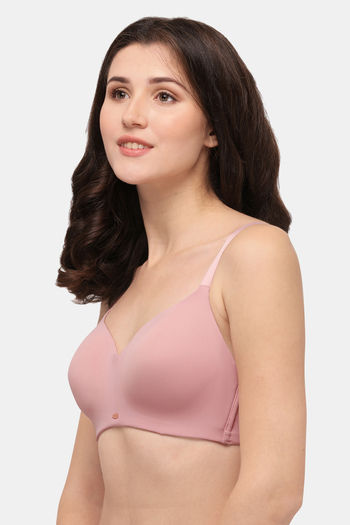 Buy SOIE Non Padded Non Wired Lounge Bra with Mid Rise Seamless