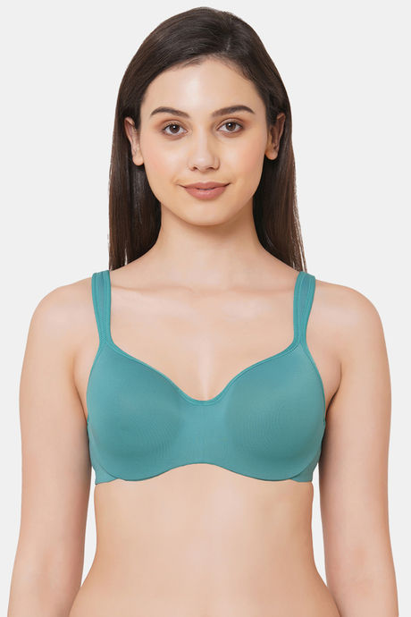 Buy Soie Full Coverage, Padded, Wired Bra - Teal at Rs.1190 online