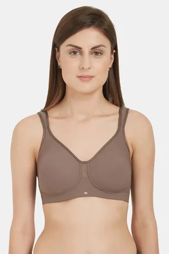 Buy Soie Full Coverage Minimiser Non-Padded Non-Wired Bra - Waffle