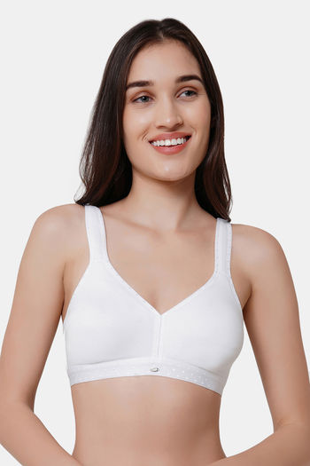 Buy Soie Full Coverage, Non Padded, Non Wired Bra - White