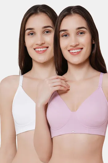 Buy Soie Non Padded Cotton Minimizer Bra - Black Online at Low Prices in  India 