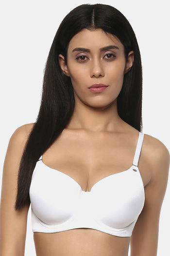 Buy Soie Full Coverage, Non Padded, Non Wired Bra - White at Rs