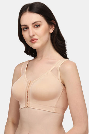 Buy Soie Single Layered Non Wired Full Coverage T-Shirt Bra - Nude at  Rs.1190 online