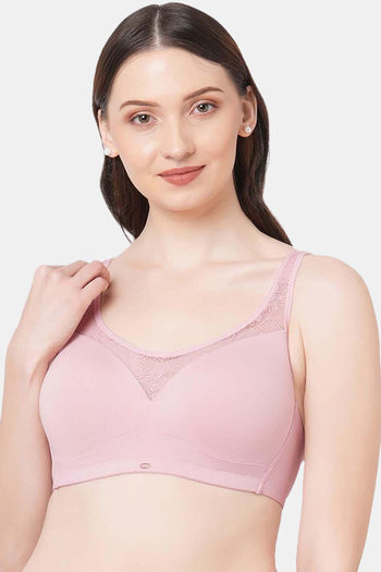 Buy Soie Lightly Lined Non Wired Full Coverage T-Shirt Bra - Mist