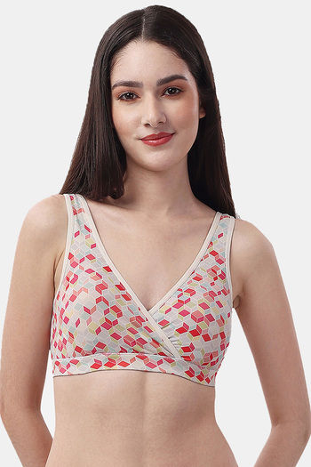 Buy Soie Double Layered Non Wired Medium Coverage Cami Bra - Print at  Rs.690 online