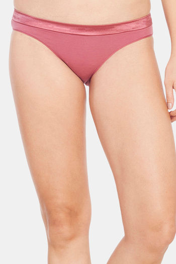 Buy Soie Medium Rise Half Coverage Bikini Panty - Nutmeg