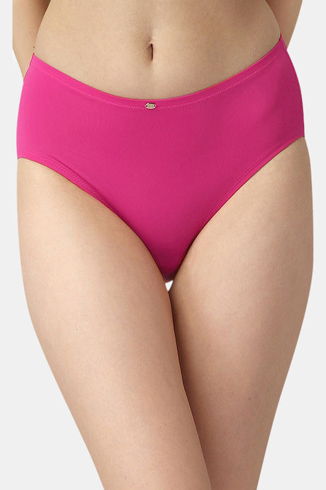 Soie High Rise Full Coverage Bikini Panty Fuschia