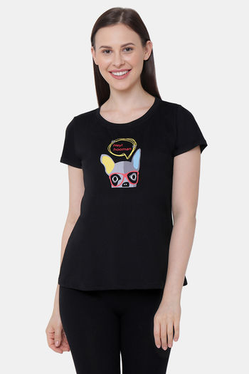 Buy Soie Cotton Top - Black