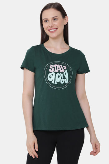 Buy Soie Cotton Top - Green
